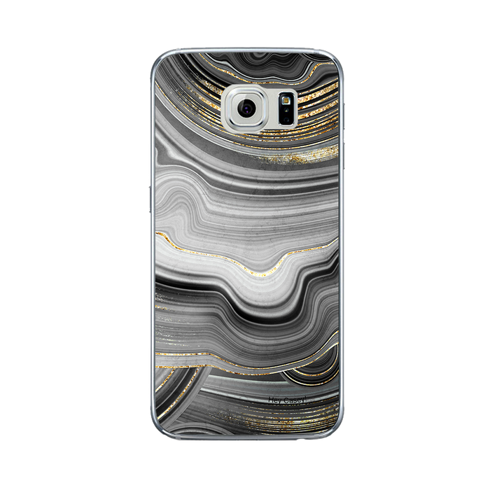 Hey Casey! Black Agate Phone Case for iPhone Samsung Huawei