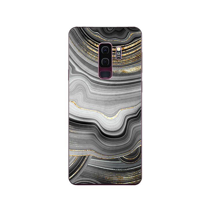 Hey Casey! Black Agate Phone Case for iPhone Samsung Huawei