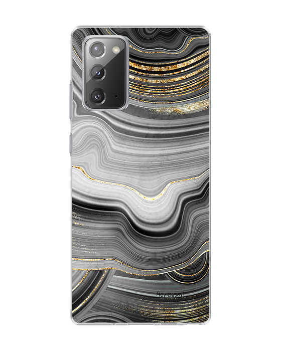 Hey Casey! Black Agate Phone Case for iPhone Samsung Huawei