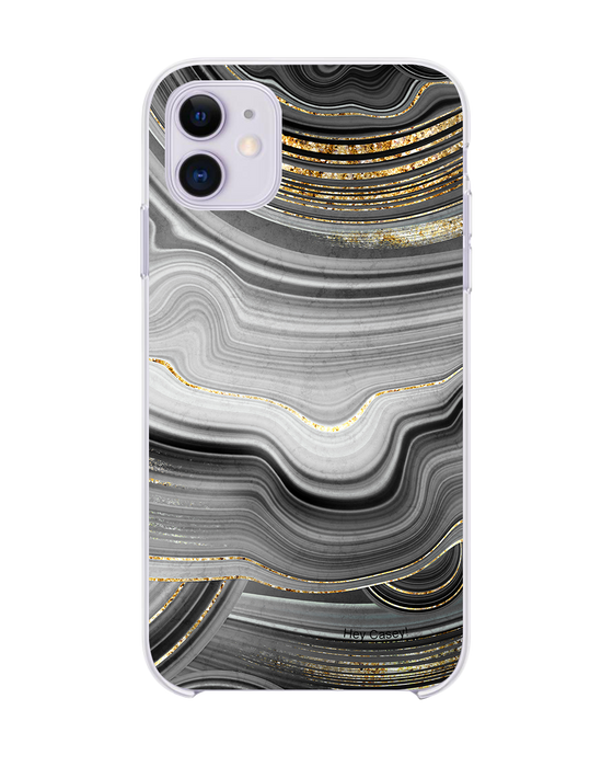 Hey Casey! Black Agate Phone Case for iPhone Samsung Huawei