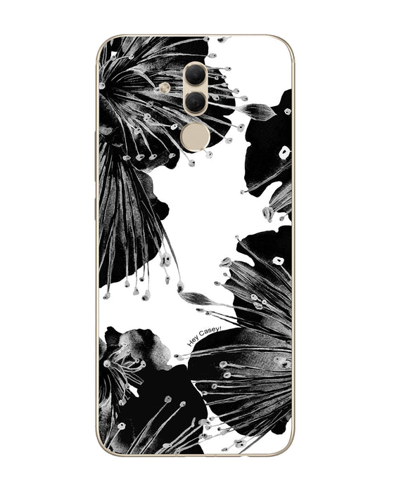 Hey Casey! Black Floral Phone Case for iPhone Samsung Huawei