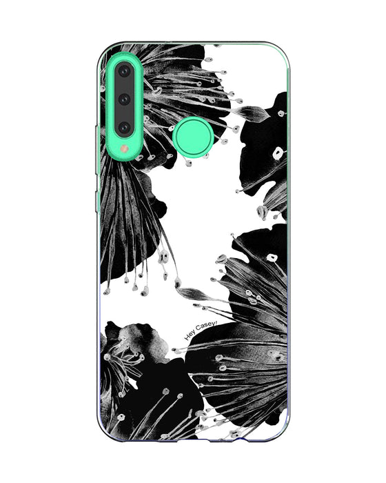 Hey Casey! Black Floral Phone Case for iPhone Samsung Huawei