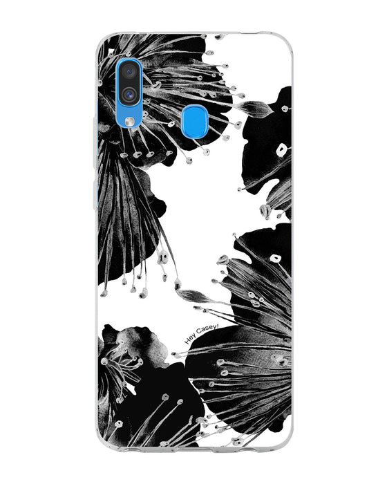 Hey Casey! Black Floral Phone Case for iPhone Samsung Huawei