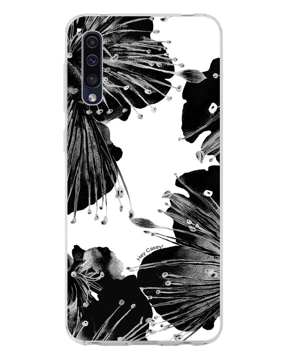 Hey Casey! Black Floral Phone Case for iPhone Samsung Huawei