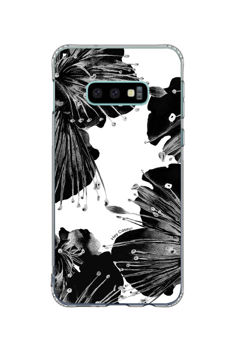 Hey Casey! Black Floral Phone Case for iPhone Samsung Huawei