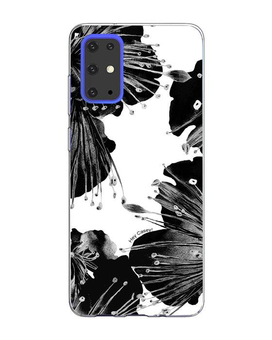 Hey Casey! Black Floral Phone Case for iPhone Samsung Huawei