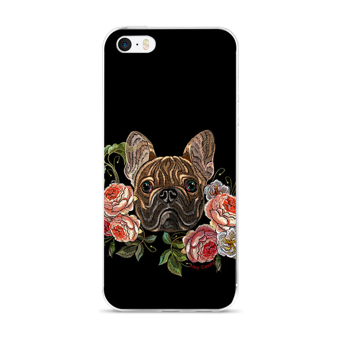 Hey Casey! Floral Frenchie Phone Case for iPhone Samsung Huawei