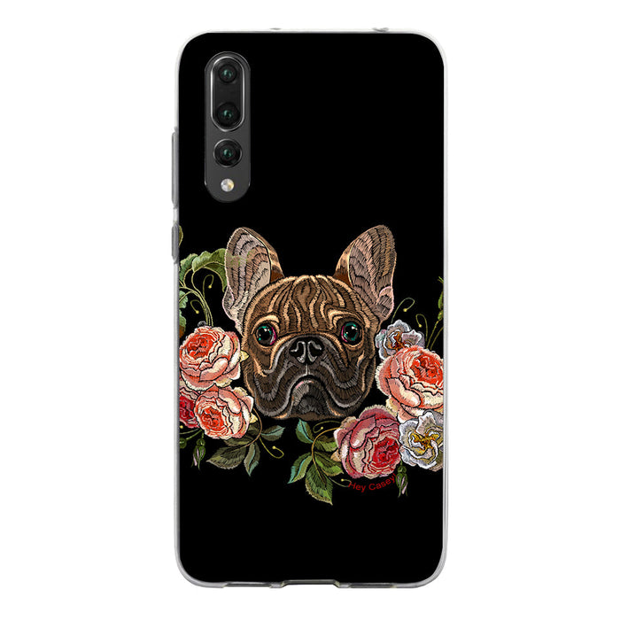Hey Casey! Floral Frenchie Phone Case for iPhone Samsung Huawei