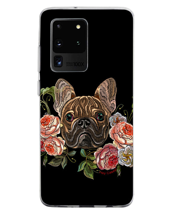 Hey Casey! Floral Frenchie Phone Case for iPhone Samsung Huawei