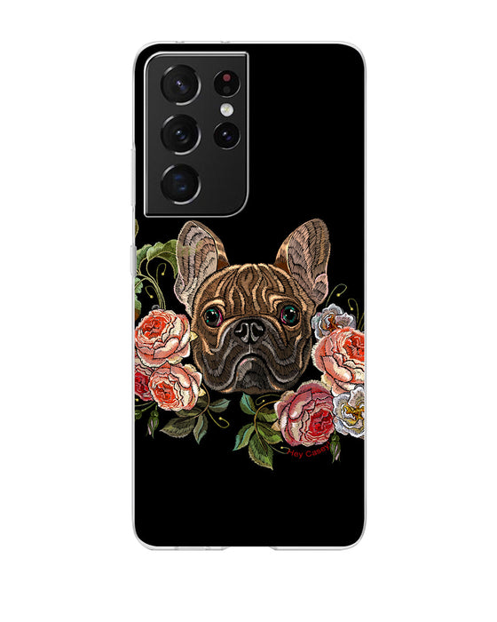 Hey Casey! Floral Frenchie Phone Case for iPhone Samsung Huawei
