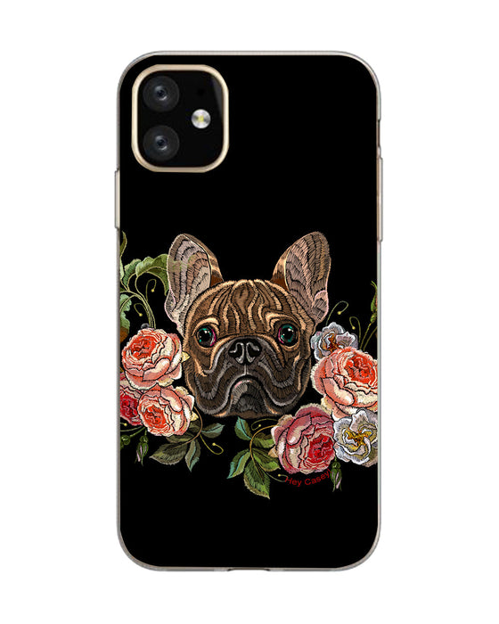 Hey Casey! Floral Frenchie Phone Case for iPhone Samsung Huawei