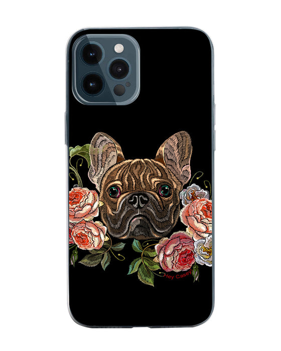 Hey Casey! Floral Frenchie Phone Case for iPhone Samsung Huawei