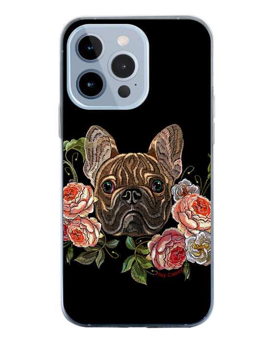Hey Casey! Floral Frenchie Phone Case for iPhone Samsung Huawei
