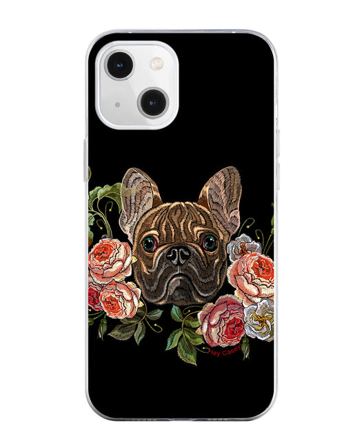 Hey Casey! Floral Frenchie Phone Case for iPhone Samsung Huawei