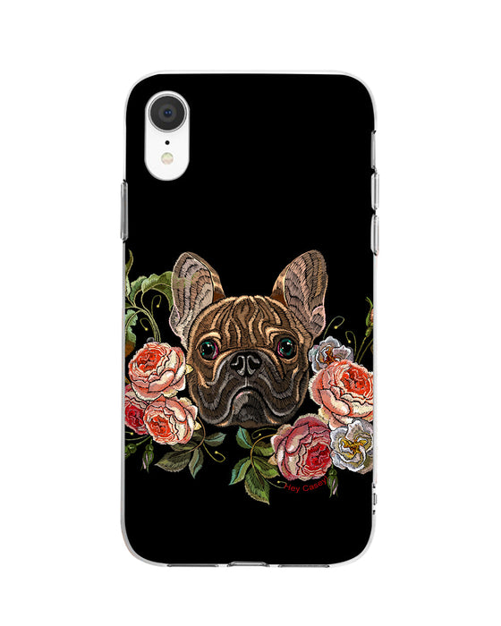 Hey Casey! Floral Frenchie Phone Case for iPhone Samsung Huawei