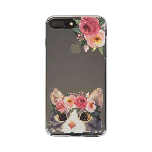 Hey Casey! Floral Kitty Phone Case for iPhone Samsung Huawei
