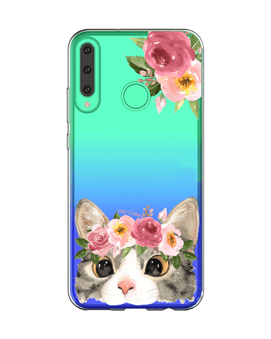 Hey Casey! Floral Kitty Phone Case for iPhone Samsung Huawei