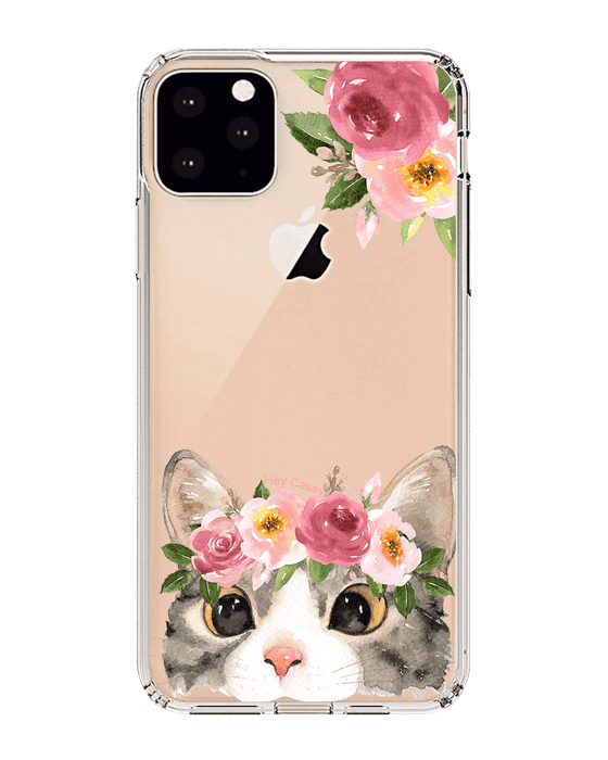 Hey Casey! Floral Kitty Phone Case for iPhone Samsung Huawei