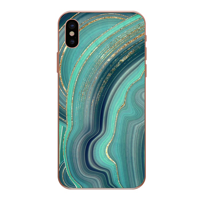 Hey Casey! Green Agate Phone Case for iPhone Samsung Huawei