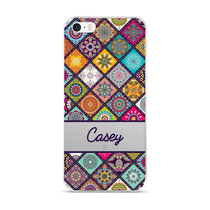 Hey Casey! Mandala Patchwork Phone Case for iPhone Samsung Huawei