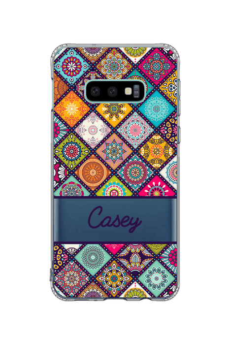 Hey Casey! Mandala Patchwork Phone Case for iPhone Samsung Huawei