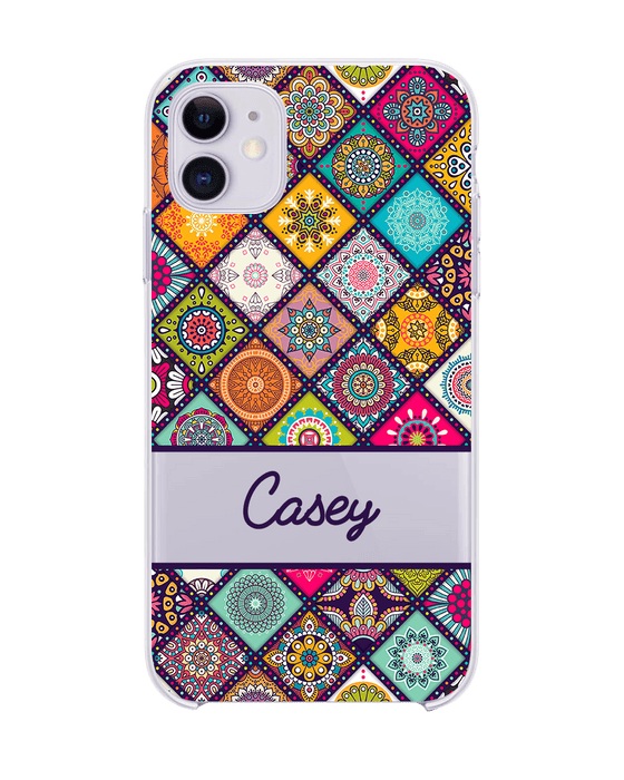 Hey Casey! Mandala Patchwork Phone Case for iPhone Samsung Huawei