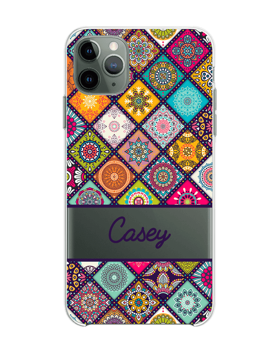 Hey Casey! Mandala Patchwork Phone Case for iPhone Samsung Huawei