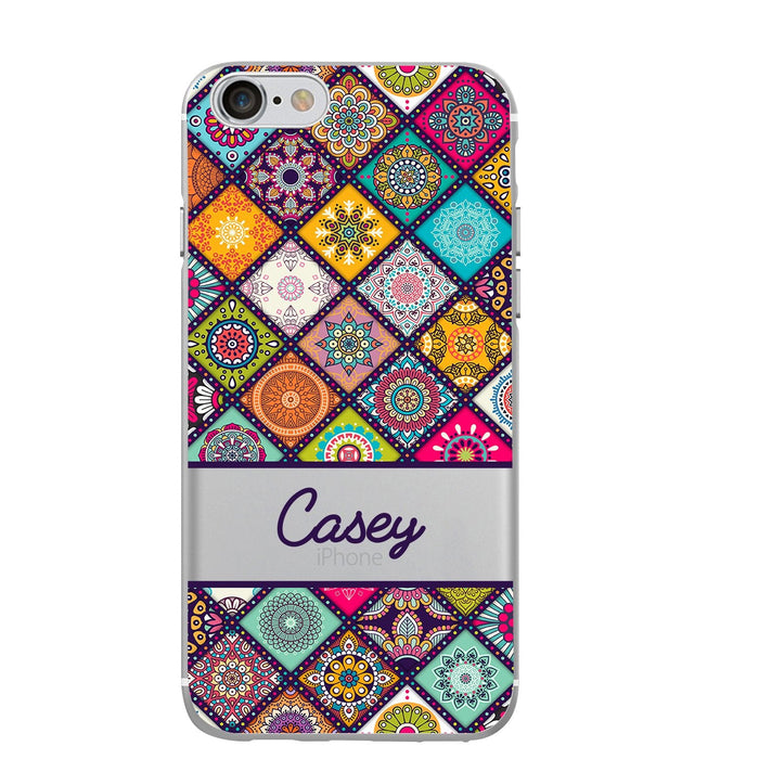 Hey Casey! Mandala Patchwork Phone Case for iPhone Samsung Huawei