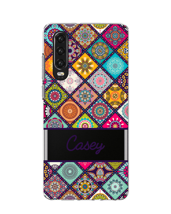 Hey Casey! Mandala Patchwork Phone Case for iPhone Samsung Huawei