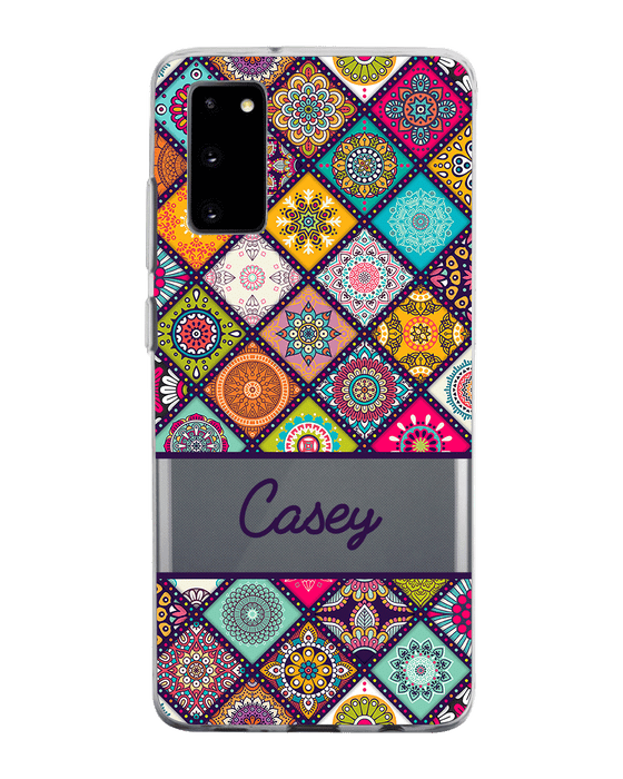 Hey Casey! Mandala Patchwork Phone Case for iPhone Samsung Huawei