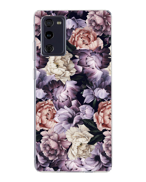 Hey Casey! Purple Peonies Phone Case for iPhone Samsung Huawei