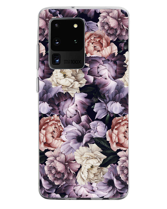 Hey Casey! Purple Peonies Phone Case for iPhone Samsung Huawei