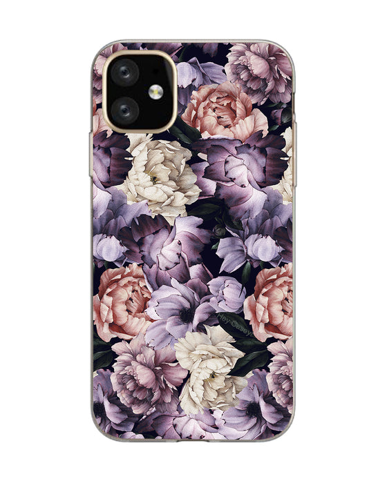 Hey Casey! Purple Peonies Phone Case for iPhone Samsung Huawei