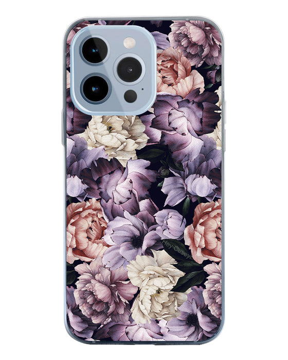 Hey Casey! Purple Peonies Phone Case for iPhone Samsung Huawei