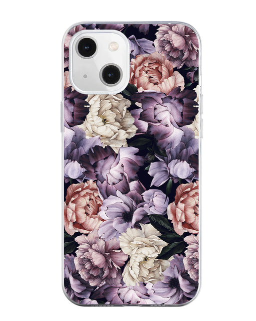 Hey Casey! Purple Peonies Phone Case for iPhone Samsung Huawei