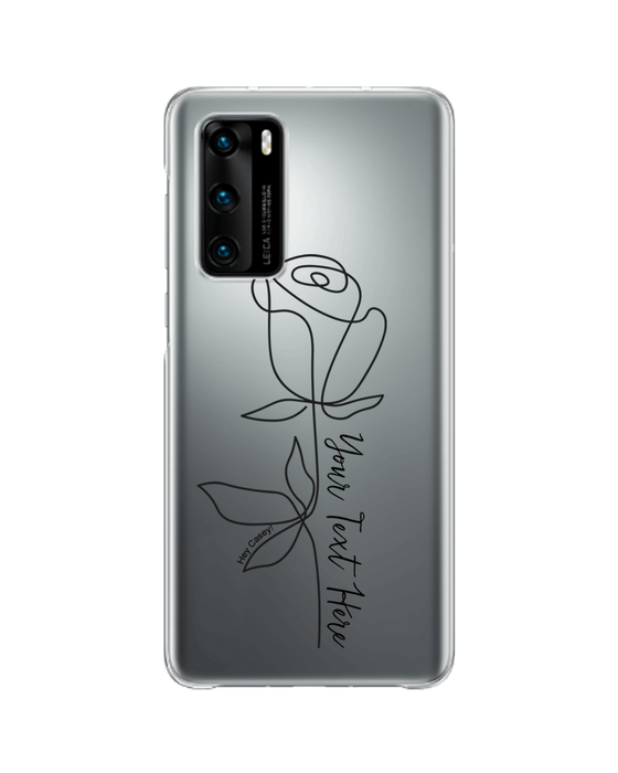 Hey Casey! Rose Phone Case for iPhone Samsung Huawei