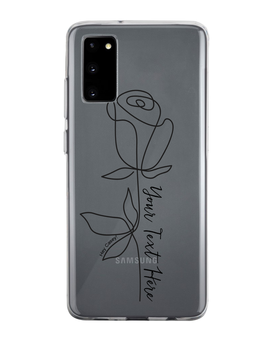Hey Casey! Rose Phone Case for iPhone Samsung Huawei