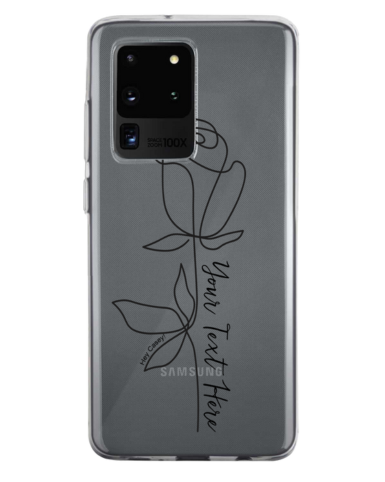 Hey Casey! Rose Phone Case for iPhone Samsung Huawei