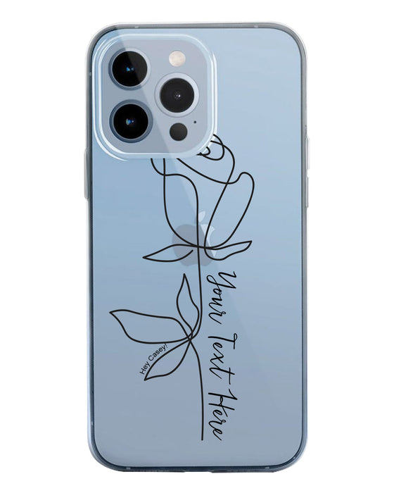 Hey Casey! Rose Phone Case for iPhone Samsung Huawei