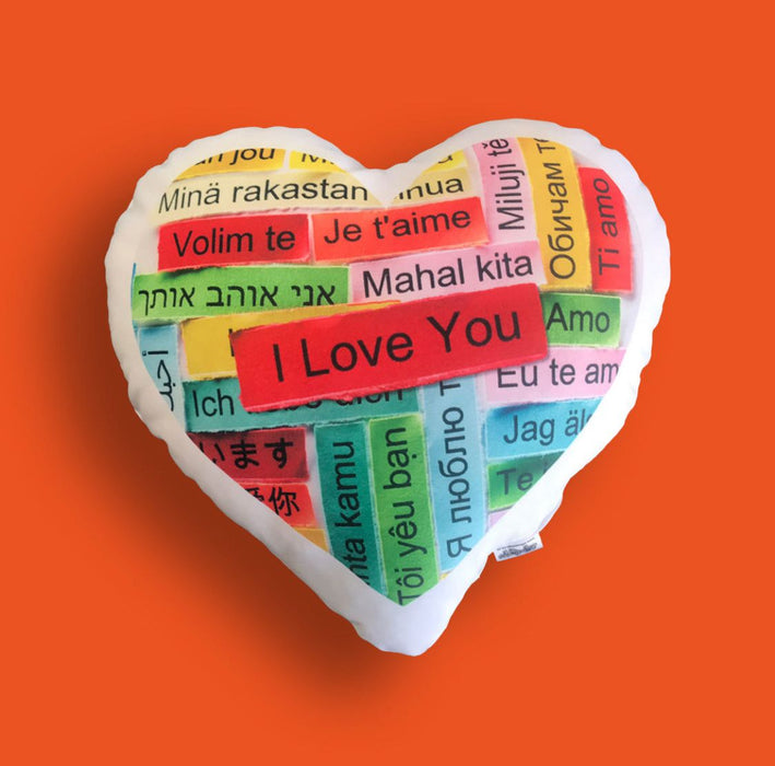 Silly George - Heart Cushions