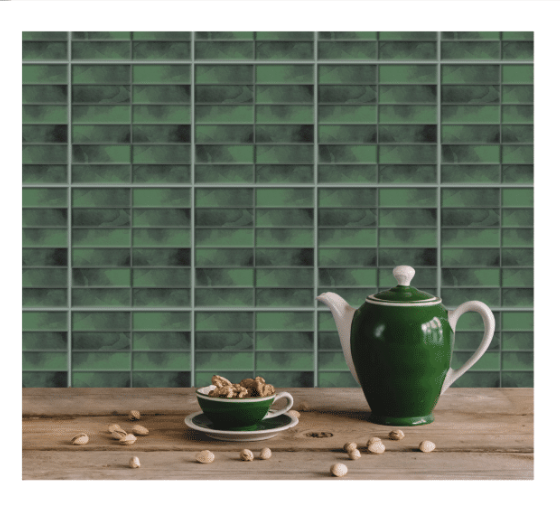 Green Abstract Vinyl Decals
