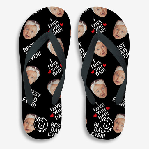 Sox & Jox Custom Best Dad design Flip Flop