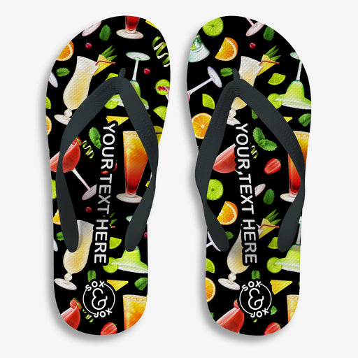 Sox & Jox Custom Cocktails design Flip Flop
