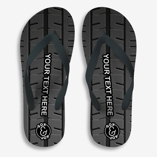 Sox & Jox Custom Tyre design Flip Flop